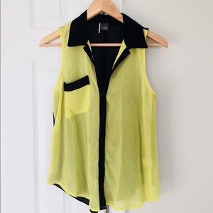 Sparkle & Fade Color Block Blouse